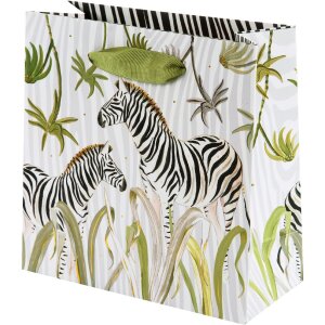 Sac cadeau Wild Life Zebra 18x18x8 cm