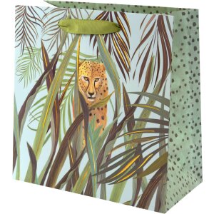 Sac cadeau Wild Life Léopard 27x13x33 cm