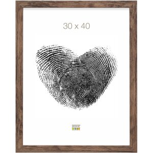 Cadre en bois S45RH3AR brun 40x50 cm verre antireflet