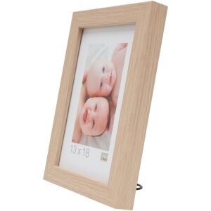 Cadre en bois S45RJ1AR chêne clair 20x25 cm verre antireflet