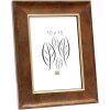 Cadre en bois S46EA3 bord doré 13x18 cm verre antireflet