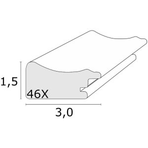 Cadre photo S46XF blanc 15x20 cm