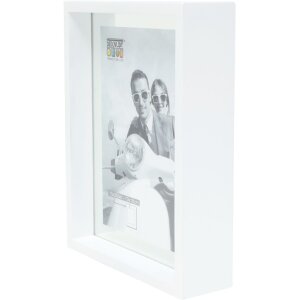 Cadre photo en bois S68SK1 effet photo flottant 20x30 cm