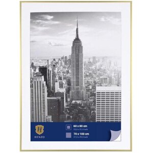 Henzo cadre alu Manhattan 70x100 cm or