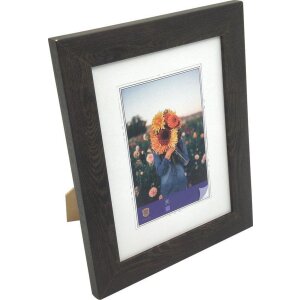 WPC cadre photo Dahlia 10x15 cm brun foncé