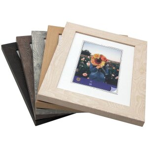 WPC cadre photo Dahlia 10x15 cm brun foncé