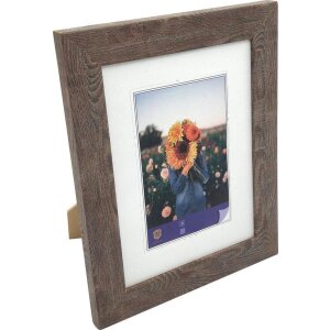 WPC cadre photo Dahlia 10x15 cm brun moyen