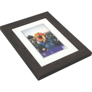 WPC Cadre photo Dahlia 13x18 cm brun foncé