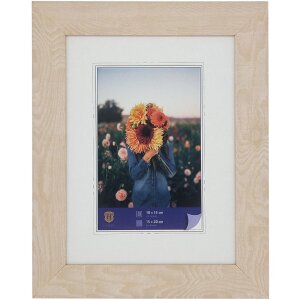 WPC cadre photo Dahlia 15x20 cm blanc