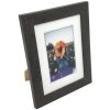 WPC cadre photo Dahlia 15x20 cm brun foncé