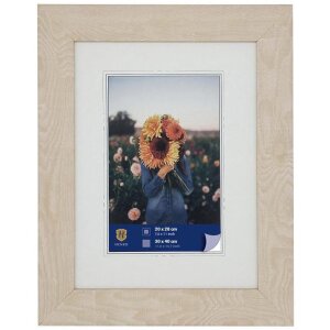 WPC cadre photo Dahlia 30x40 cm blanc