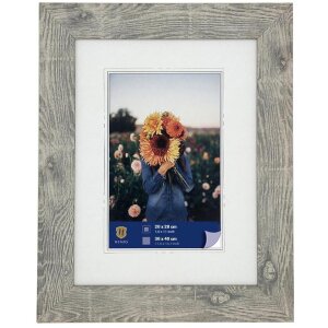 WPC cadre photo Dahlia 30x40 cm gris