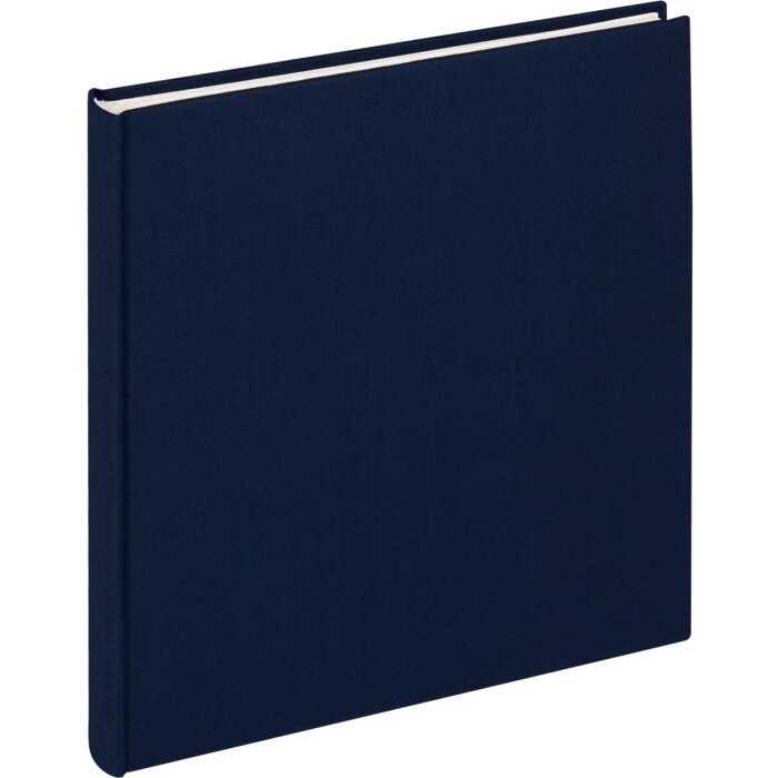 Album photo Walther Cloth bleu foncé 26x25 cm 40 pages blanches