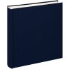 Walther Album photo jumbo Cloth 30x30 cm bleu foncé 100 pages blanches