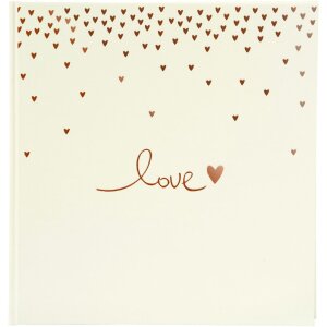 Goldbuch album de mariage Raining Hearts pêche...