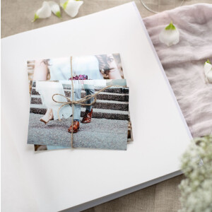 Goldbuch album de mariage Raining Hearts pêche 30x31 cm 60 pages blanches