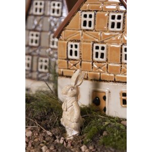 Décoration Lapin 4x4x11 cm blanc 6PR3078W