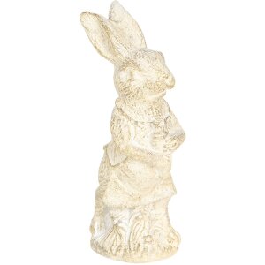 Décoration Lapin 4x4x11 cm blanc 6PR3079W