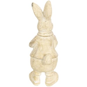 Décoration Lapin 6x6x13 cm blanc 6PR3096W