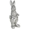 Décoration Lapin 6x6x13 cm argent 6PR3096ZI