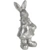 Décoration Lapin 6x6x13 cm argent 6PR3097ZI