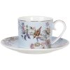 Tasse à café avec soucoupe 11x8x7 - Ø 16x2 cm - 0.22L multicolore 6CE1172