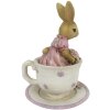 Décoration Lapin 8x8x11 cm multicolore 6PR3327