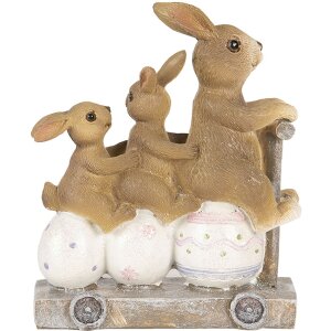 Décoration Lapin 11x4x12 cm multicolore 6PR3251