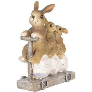 Décoration Lapin 11x4x12 cm multicolore 6PR3251