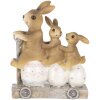 Décoration Lapin 11x4x12 cm multicolore 6PR3251