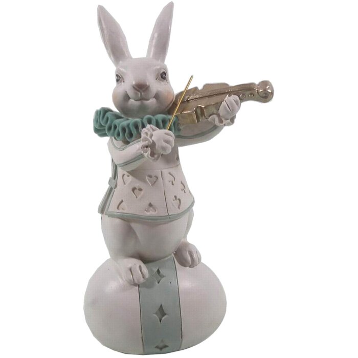 Décoration Lapin 8x7x17 cm multicolore 6PR3157