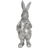 Décoration Lapin 12x11x22 cm argent 6PR3094ZI