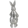 Décoration Lapin 12x11x22 cm argent 6PR3094ZI