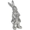 Clayre & Eef 6PR3095ZI Accessoires pour la maison Lapin 22 cm Argenté