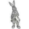 Clayre & Eef 6PR3095ZI Accessoires pour la maison Lapin 22 cm Argenté