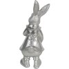 Clayre & Eef 6PR3095ZI Accessoires pour la maison Lapin 22 cm Argenté