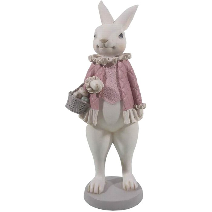 Décoration Lapin fille 10x10x25 cm multicolore 6PR3148