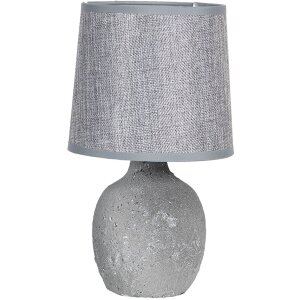 Lampe de table Ø 15x26 cm E14-max 1x40W gris 6LMC0014