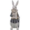 Décoration Lapin 11x10x27 cm multicolore 6PR3165