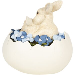 Décoration Lapin 14x10x14 cm multicolore 6PR3123