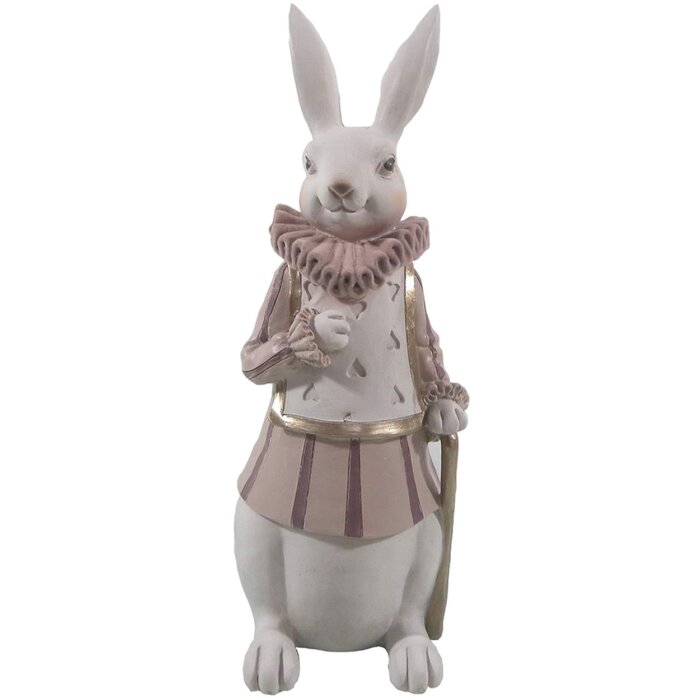 Décoration Lapin 11x10x27 cm multicolore 6PR3152