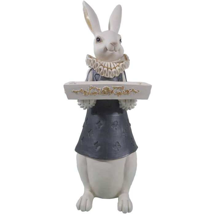 Décoration Lapin fille 15x13x37 cm multicolore 6PR3164