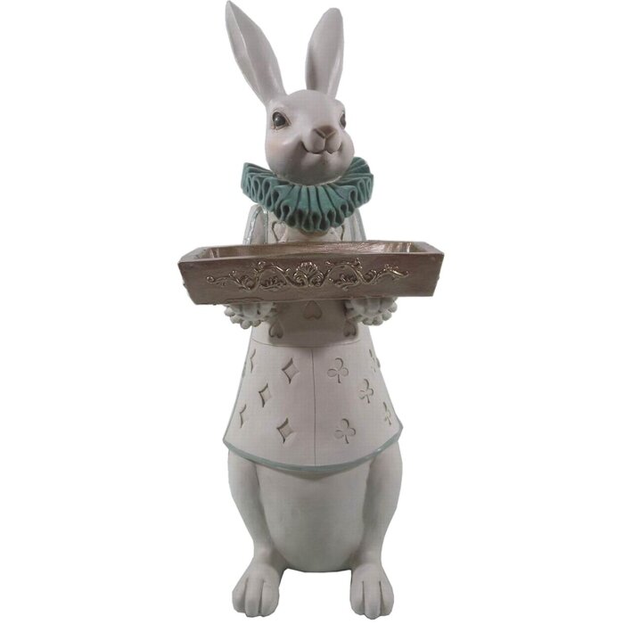 Décoration Lapin fille 15x13x37 cm multicolore 6PR3155