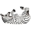 Porte-bouteilles Zebra 32x12x18 cm noir 6PR2710