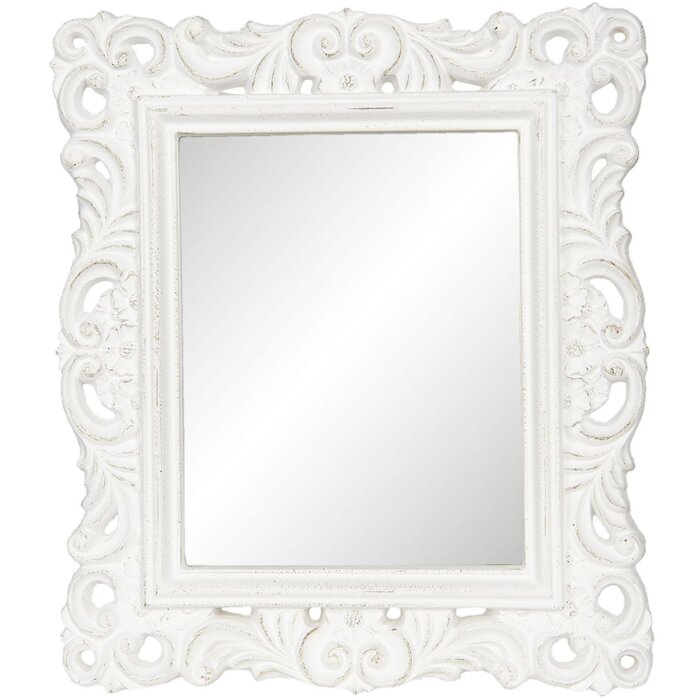 Miroir 31x2x36 cm blanc 62S210