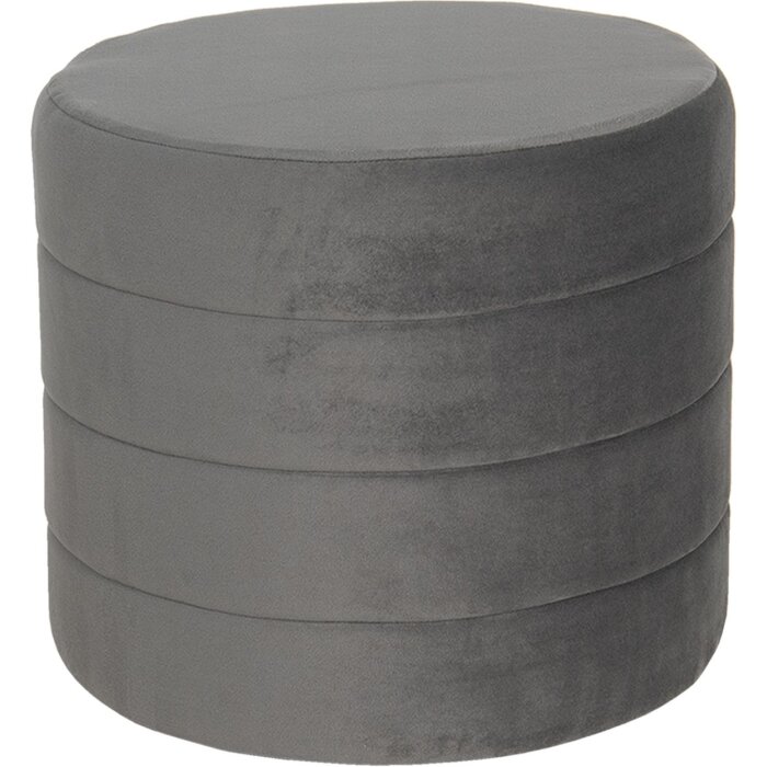 Tabouret Ø 40x35 cm gris 64727G