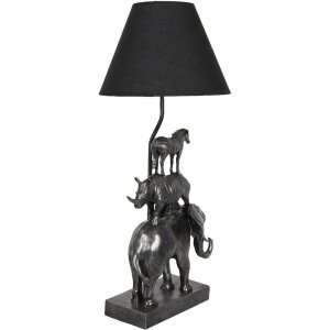 Lampe de table 32x27x65 cm noir 5LMC0003