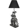 Lampe de table 32x27x65 cm noir 5LMC0003