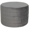 Tabouret Ø 60x40 cm gris 50499G