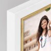 Cadre photo en bois Ayas 10x15 cm blanc